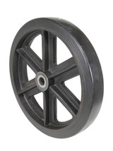 Vestil Mold On Rubber Wheel - 18 In. Diameter x 3 In. Width 1550 lb - Black