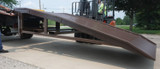Vestil Steel Mini Yard Ramp - 75 In. x 14 Ft. 5,000 lb - Brown