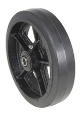 Vestil Mold On Rubber Wheel - 8 In. Diameter x 2 In. Width 600 lb - Black