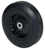 Vestil Hard Rubber Wheel - 10 In. Diameter x 2-1/2 In. Width 5/8 In. Bearing 400 lb - Black