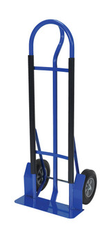Vestil Steel Hand Truck with Hard Rubber Wheels - 600 lb For Wire-D Series - Blue