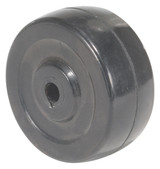 Vestil Hard Rubber Wheel - 2 In. Diameter 100 lb - Black