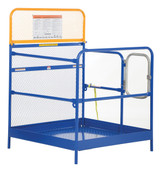 Vestil Steel Work Platform - 48 In. x 48 In. 1,000 lb - Blue