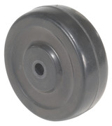 Vestil Hard Rubber Wheel - 3 In. Diameter x 1 In. Width 125 lb - Black