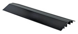Vestil Aluminum Extruded Hose/Cable Crossover - 60 In. Length - Black