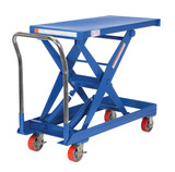 Vestil Steel Auto Hite Cart - 49-1/8 In. x 20-3/8 In. x 37-11/16 In. 500 lb - Blue