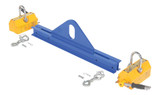 Vestil Steel Magnetic Spreader Beam - 36 In Length 2,000 lb - Blue