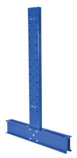 Vestil Steel Standard Cantilever Double Upright - 10 Ft. Height 24 In. Arm Use Length 6,500 lb - Blue