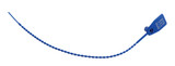 Vestil Polypropylene Security Seal - 14-1/8 In. x 1 In. x 1/2 In. Length - Blue