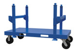 Vestil Heavy Duty Stackable Material Cart - 71 In. x 39-3/16 In. x 44-13/16 In. 5,000 lb - Blue