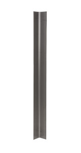 Vestil 304 Stainless Steel Round Corner Guard - 48 In. x 3-1/2 In. x 3-1/2 In. - Silver