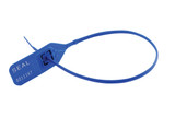 Vestil Polypropylene Security Seal - 15 In. x 1-1/8 In. x 1-1/4 In. Length - Blue