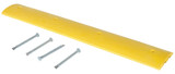 Vestil Plastic Heavy Duty Speed Bump Asphalt Hardware - 72 In. x 12 In. x 2-1/4 In. - Yellow
