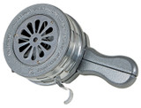 Vestil Steel Warning Siren Hand Crank - Silver/Gray