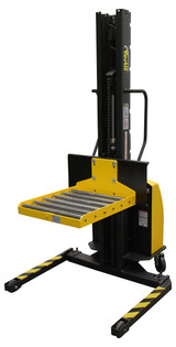 Vestil Steel Roller Platform For Narrow Mast Stacker Models - Yellow