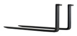 Vestil Steel Forks for Stackers - 42 In. Length 500 lb - Black