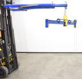 Vestil Steel Adjustable Spreader Beam - 128-1/2 In Length 10,000 lb - Blue
