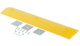 Vestil Plastic Speed Bump Glue Down Hardware - 48 In. x 10 In. x 2 In. - Yellow