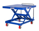 Vestil Steel Auto Hite Cart - 47 In. x 42 In. x 37-5/8 In. 1,000 lb - Blue