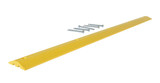 Vestil Plastic Speed Bump Heavy Duty Asphalt Hardware - 106 In. x 10 In. x 2 In. - Yellow