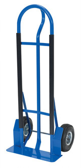 Vestil Steel Heavy Duty P-Handle Truck with Pneumatic Wheels - 600 lb - Blue