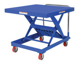 Vestil Steel Auto Hite Cart - 48-3/16 In. x 42 In. x 37-5/8 In. 2,000 lb - Blue
