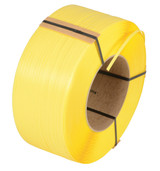 Vestil Polypropylene Strapping - 3/8 In. Width 12,900 Ft. 9 In. x 8 In. Core - Yellow