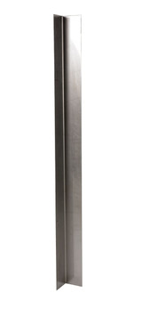 Vestil 304 Stainless Steel Square Corner Guard - 48 In. x 3-1/2 In. x 3-1/2 In. - Silver