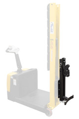 Vestil Steel Counter Balanced Power Lift Single Drum Gripper Attachment - 550 lb - Black