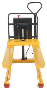 Vestil Steel Tote-A-Load DC Powered Fork Size - 27 In. x 43 In. 2,200 lb - Yellow