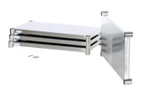 Vestil Stainless Steel Shelving Kit - 36 In. x 18 In. 600 lb Brushed - Silver