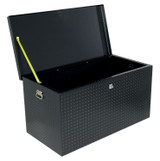 Vestil Steel Tread Plate Toolbox - 24 In. x 60 In. 3,000 lb - Black