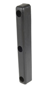 Vestil Rubber Trailer Crane Bumper - 16 In. x 2 In. x 2 In. - Black