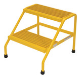 Vestil Aluminum - 2 Step Stand 500 lb - Yellow