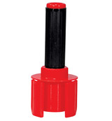 Vestil Plastic Handheld Stretch Wrap Dispenser - 5 In. x 3 In. Projection - Red/Black