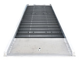 Vestil Aluminum/Steel Yard Ramp Grating - 86 In. x 36 Ft. 16,000 lb - Silver