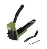 Vestil Steel Manual Carton/Box Stapler - 3/4 In. Staple Depth x 1-3/8 In. Staple Width - Green/Black