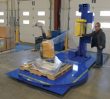Vestil Steel Auto Wrap Stretch Wrap Machine - 78-3/4 In. Turntable Diameter 4,000 lb - Blue