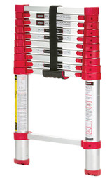 Vestil Aluminum Telescopic Ladder - 10 Ft. 250 lb - Silver