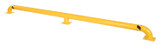 Vestil Steel Wheel Alignment Curb - 144 In. Length 4-1/2 In. Diameter Includes 3 Mounting Brackets - Yellow