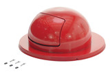 Vestil Steel Waste Disposal Top for - 55 Gallon Drums - Red