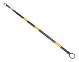 Vestil Plastic Traffic Cone Bar - 84 In. Extended Width Black / - Yellow