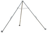 Vestil Aluminum Adjustable Height Tripod Stand - 115-5/8 In. x 115-5/8 In. x 111-5/8 In. 1,000 lb - Silver