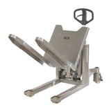 Vestil Stainless Steel Tilt Master Manual - 2,200 lb - Silver