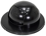 Vestil Steel Waste Disposal Top Dual Door for - 55 Gallon Drums - Black