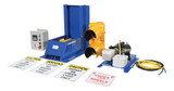 Vestil Steel Electric Hydraulic with Aluminum LED Light Package Trailer Lock System Blue / - Yellow