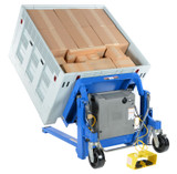 Vestil Steel Tilt Master DC Powered Foot Control - 12 Volt 4,000 lb - Blue