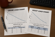 Understanding Crane and Hoist Load Charts and How to Read and Interpret Load Charts Safely.