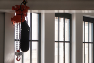 20 Foot Lift 460 Volt Hook Mounted Hoist