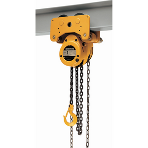 NTH Navy Trolley Hoist ' Lift-Capacity 3 Ton Manual Hoist with Push HARRINGTON